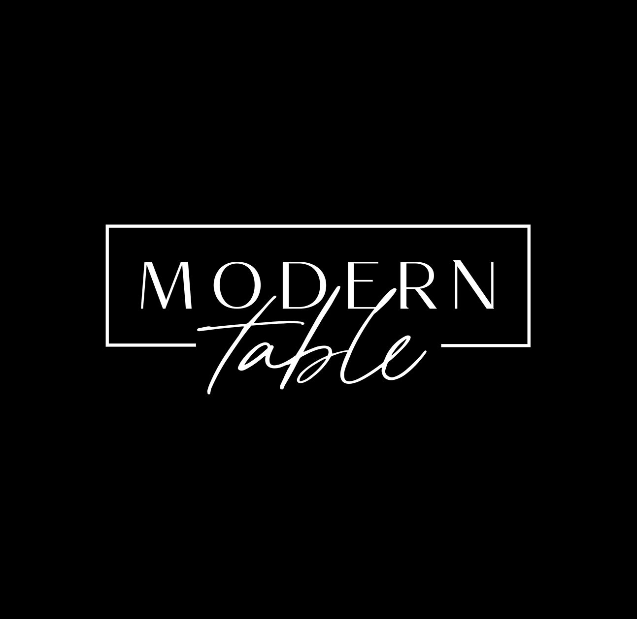 Modern Table Branding